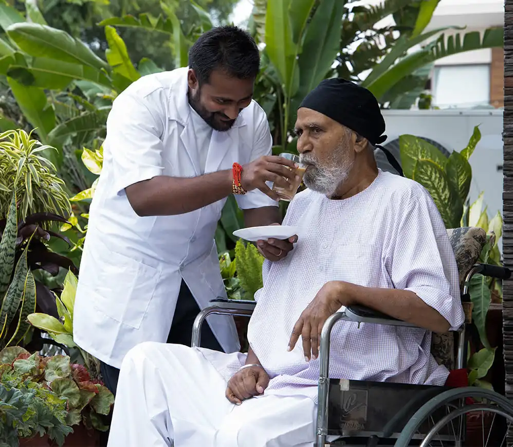 Elder couple