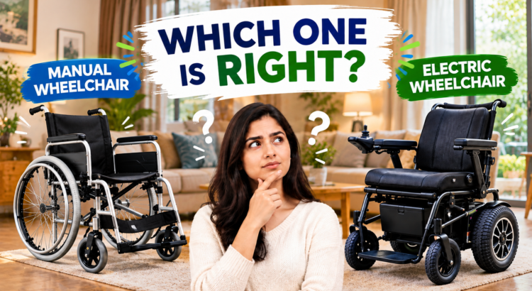 Manual vs electric wheelchair comparison – choosing the right wheelchair for elderly care
